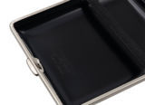 Cigarette Cases  CHACOM Cigarette Case CC099 - Black Leather wrapped