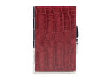 TSUBOTA PEARL Card holders  TSUBOTA PEARL Card Holder TS62427 - Red Croco Leather