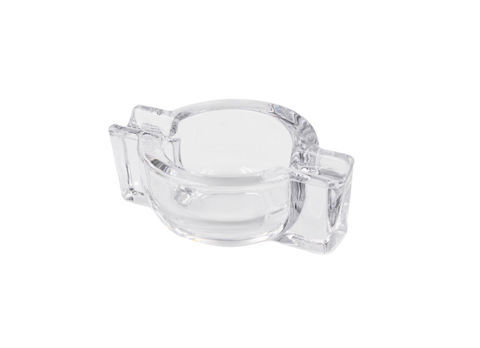 Ashtray 2-Cigar Glass Ashtray