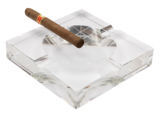 Ashtray 4-Cigar Crystal Ashtray - A42425