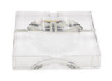 Ashtray 4-Cigar Crystal Ashtray - A42425