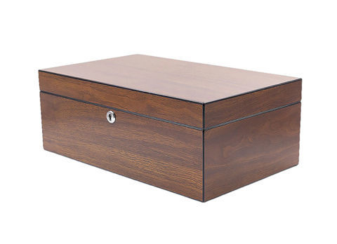 Humidor BRIGHAM Mahogany Humidor - Solstice 75 Cigars