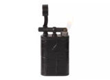 Flamme Souple Briquet CHACOM X TSUBOTA - CC106 Gainé cuir noir