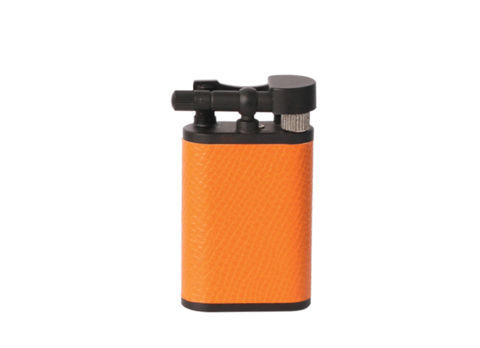 Briquets Pipe Briquet CHACOM X TSUBOTA - CC106 Gainé cuir orange