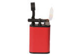 Briquets Pipe Briquet pipe CHACOM X TSUBOTA - CC106 Gainé cuir rouge