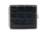 Cigarette Cases CHACOM Cigarette Case CC083 - Black Leather wrapped