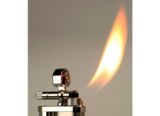 Pipe Lighters CHACOM X TSUBOTA PEARL Lighter Pipe Flint CC104 - Chrome Stripe Line