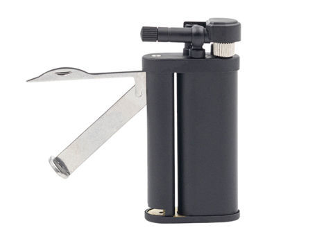 Pipe Lighters CHACOM X TSUBOTA PEARL Lighter Pipe Flint CC104 - Matte Black