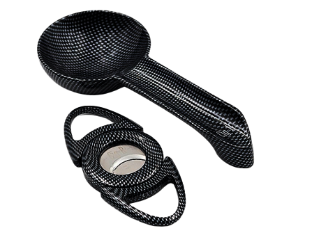 Ashtray Cig-R Cigar Set - COF-04 Carbon