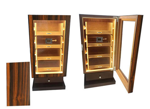 Humidor Cigar Cabinet and Accessories | 200 to 250 Cigars - TAB29202