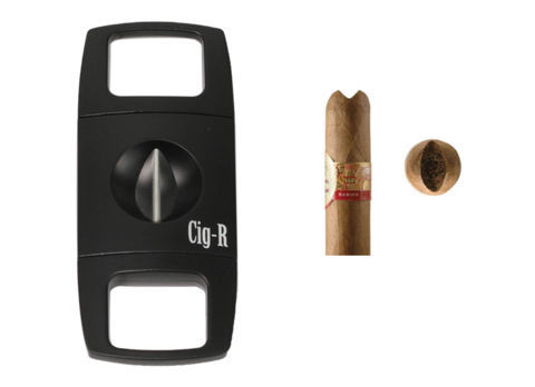 Coupe-Cigares Coupe Cigare V-cut Cig-R - C005 Noir