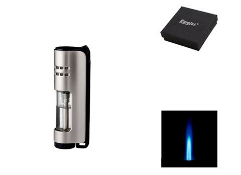 Cigar Lighters EUROJET Lighter 1 Jet  A250024 - Chrome/black matte