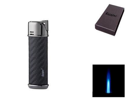 Lighters Jet EUROJET Lighter 1 Jet A250038 - Carbon Fibre & Gun