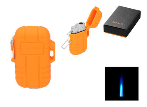 Cigar Lighters EUROJET Lighter 1 Jet A250101 - Orange Rubberized