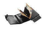 FLOUZZ Card holders FLOUZZ Cardholder RFID System FL1455 - Black Leather