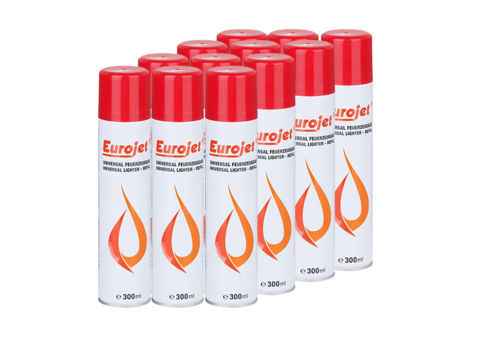 Consommables Lot de 12 Recharge de gaz EUROJET - 300ml