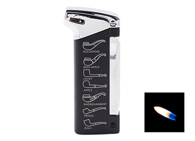 Pipe Lighters Pipe Lighter FARO "Shape Chart" Chrome/Black - TAB24130