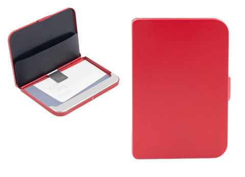 Porte-cartes TSUBOTA PEARL Porte-cartes TSUBOTA PEARL TS50069 - Laqué Rouge mat