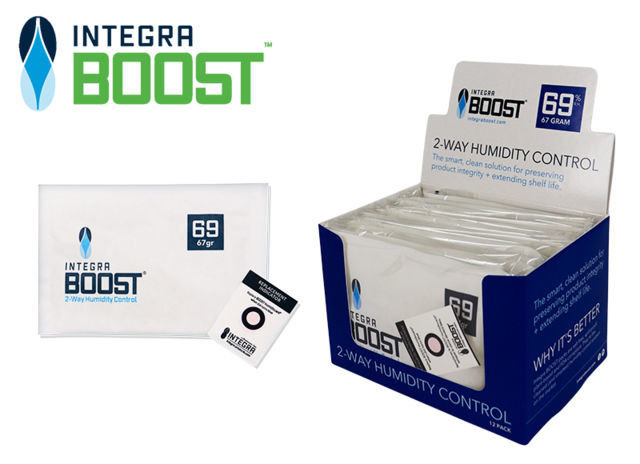 Integra Boost Présentoir de 12 Régulateur d'Humidité INTEGRA BOOST 69% - 67g