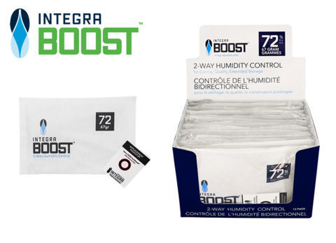 Integra Boost Présentoir de12 Régulateurs d'Humidité INTEGRA BOOST 72%  - 67g