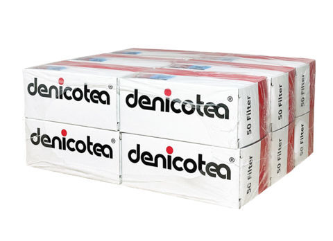 Cigarette Holders Set of 12 Boxes of 50 DENICOTEA 9mm crystal filters