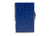 TSUBOTA PEARL Card holders TSUBOTA PEARL Card Holder TS62427 - Blue Croco Leather