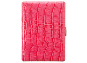 Cigarette Cases TSUBOTA PEARL Cigarette Case 04427 - Pink Leather wrapped